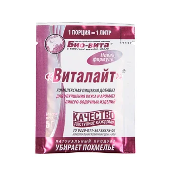 Bonifiers carbohydrate complex "vitalight" 5 GR, 60 gr, 150 gr to soften alcohol and neutralize toxins.
Bonifiers carbohydrate complex "vitalight" 5 GR, 60 gr, 150 gr to soften alcohol and neutralize toxins.