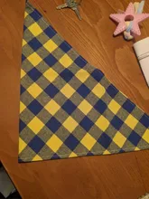 Pañuelo clásico a cuadros para perros y gatos, accesorios para el cuidado de mascotas, bufanda pañoleta, toalla de Saliva