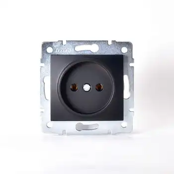 The mechanism of the socket 1st SP Karina 16A IP20 without ground. Thermoplast black. Velvet Lezard supplier 
The mechanism of the socket 1st SP Karina 16A IP20 without ground. Thermoplast black. Velvet Lezard supplier