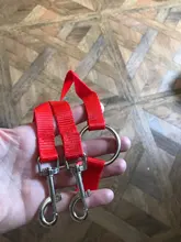 Correa de nailon con doble forma de V para perro, accesorio para mascotas, Collar, correas de plomo, 2 vías, 2 en 1, para caminar