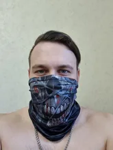 Bufandas mágicas sin costuras con estampado 3D para el cuello, protección facial para la oreja, Bandana de protección facial, pañuelo para el cuello