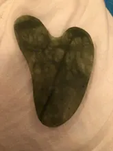 Verde Natural Jade Guasha Desguace de Gua masajeador Sha cara Meridian desguace placa pieza masaje brazo masaje herramienta