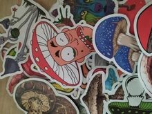 Pegatinas de dibujos animados de setas para teléfono y portátil, 50 Uds.