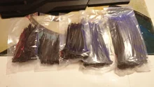 Cable-Ties Loop-Wire Zip-Tie Self-Locking Plastic Nylon Black 3x100 500pcs 3x60 3x80