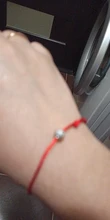 CHSXY-pulsera de cuerda de hilo rojo de la amistad de la suerte, abalorio de bola de circón cúbico de alta calidad, joyería tejida a mano minimalista
