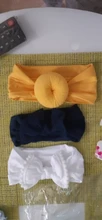 Headbands Hair-Accessories Bows-Knotted Nylon Elastic Newborn Girls Solid-Color Soft