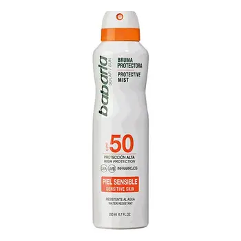 Sun Screen Spray Babaria Spf 50 (200 ml) Sensitive skin 
Sun Screen Spray Babaria Spf 50 (200 ml) Sensitive skin