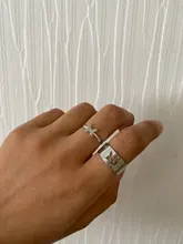 Anillos de mariposa Punk para mujer y hombre, conjunto de anillos de mariposa con apertura, joyería de boda de compromiso, Color dorado y plateado