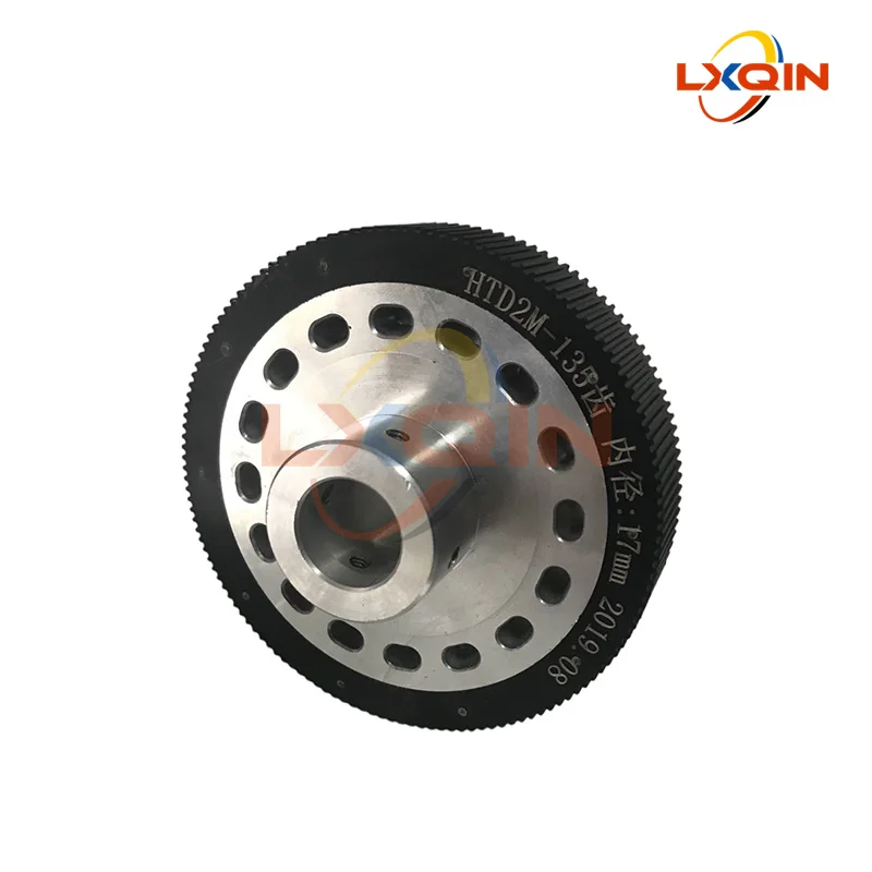 

LXQIN printer pulley timing belt pulley 135 tooth for Allwin Human Xuli large format printer 2M belt wheel for paper feeder