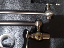 Hownifety-grifo de agua para cocina ORB/cepillado/cromado/dorado, Solo Frío, montado en la pared, rotación de un agujero