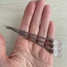 Color rosa DIY joyería que hace alicates pinzas herramienta mudler Poke aguja cuchara herramienta conjunto para la fabricación de joyas de molde de Resina de silicona