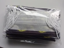 Mascarilla desechable de 3 capas y murciélagos para hombre, máscara de seguridad no tejida, antipolvo, gruesa