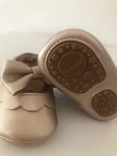Mamá y bebé de 0-18M recién nacido bebé niña en primer lugar los caminantes zapatos de cuero de la Pu lindo arco princesa zapatos de Cumpleaños + diadema