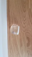 Tope de puerta acrílico para el hogar y la Oficina, soporte de puerta autoadhesivo transparente, sin necesidad de perforar, Tope de puerta, protección de paredes, muebles, 1 Uds.