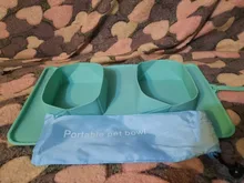 Foldable Silicone Bowls Dishes Feeder Pet-Dog-Bowl Food-Water-Container Travel Puppy-Dogs