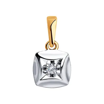 Sokolov gold with diamond pendant, fashion jewelry, 585, women's male, pendants for neck women
Sokolov gold with diamond pendant, fashion jewelry, 585, women's male, pendants for neck women