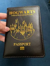 Funda de pasaporte con dibujos animados para chica, Protector de cuero Pu para pasaporte, cartera para documentos de viaje, Protector bonito para pasaporte