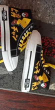 Zapatillas de lona de Pikachu para hombre y mujer, zapatos informales para estudiante, versátiles, tendencia, 2021