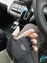 Guantes antideslizantes para ciclismo, protectores de manos transpirables de medio dedo para deportes y ciclismo, accesorios para hombres y mujeres