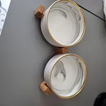 Cuenco de gato de cerámica para perro, tazón de fuente de alimentación de mascotas, alimentador para cachorros de gatos, suministros de productos, cuencos de agua y comida para mascotas para perros, novedad