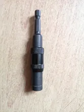 Punta de taladro de tornillo magnético, portapuntas de destornillador con pivote de bloqueo y soporte de broca hexagonal giratorio rápido