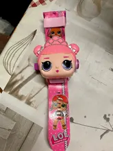 LOL dolls-Relojes de pulsera con proyección 3D para niños, pulsera Digital de silicona con dibujos animados, regalo de figuras de Anime