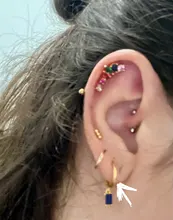 Pendientes De Plata De Ley 925 para mujer, arcoíris ostentosos, Pendientes De aros De circón para mujer, regalo De cumpleaños De San Valentín, joyería fina