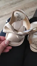 Zapatos de princesa con lazo para bebés y niños, sandalias de goma antideslizantes, de PU, talla 0-18M, bonitos, novedad, verano, 2018