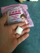 Mascarilla de compresión Facial no tejida, máscara de tejido de papel, herramienta de maquillaje, mascarilla comprimida desechable para el cuidado de la piel, 50 Uds.