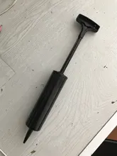 Bomba de aire portátil para fútbol, anillo de natación, bomba de aire inflable, bomba de aire de mano de plástico con adaptador de agujas de inflado de Gas