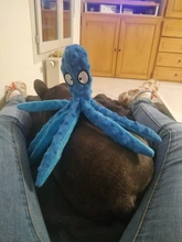 Dog-Squeaky-Toy Octopus Sounding-Paper Dogs French-Bulldog Interactive Plush Large Small