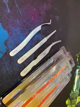 Vetus SA-Pinzas para pestañas, ventilador para pestañas profesionales, voluminosas 3D/6D, extensión de pestañas, pinzas de maquillaje antiestáticas