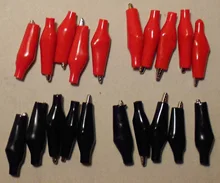 Probe-Meter Alligator-Clip Electrical-Clamp Testing Auto-Battery Crocodile Metal 28MM