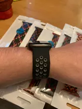 Solo bucle para reloj Apple Watch banda 44mm 40mm, 42mm, 38mm transpirable elástico de la correa banda pulsera de silicona iWatch Serie 3 4 5 SE 6 Correa