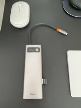 Baseus-concentrador de red USB tipo C a Multi USB 3,0, 4K, HD, PD, 100W, adaptador USB para MacBook Pro, iPad, portátil, divisor USB 3,1 C