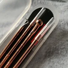 Comedone-utensilio para quitar espinillas y granos al vacío, utensilio para quitar espinillas y granos de acné, herramienta negra para el cuidado de la piel facial, 1/ 4 Uds.