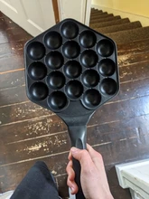 12 agujeros de aleación de aluminio de Takoyaki Pan fabricante de Takoyaki 18 hoyos Chibi Maruko máquina de formas molde Pan pulpo máquina de cocción