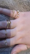 Tocona-anillos de lujo con piedra de cristal transparente y corazón para mujer, joyas de boda geométricas con perla hueca giratoria, accesorios de joyería 9015