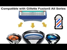 Cuchillas para afeitadora de fusión para hombre, cepillo de bordes Manual para afeitadora de barba estándar