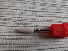 Broca de clavo de cerámica, fresa eléctrica para manicura, brocas, limas de maíz de llama para máquina de pedicura, accesorio de pulido