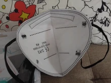 Mascarillas FFP2 de 5 capas reutilizables KN95, Máscara protectora FPP2 ffp2, Color blanco y negro, aprobado por la CE, 5-100 Uds.