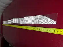 Reflectante para Exterior de coche, cinta Reflectante adhesiva, Reflectante, tira de advertencia Exterior, protege el cuerpo del coche