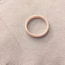 Anillos de cerámica finos para mujer, 3mm, azul, rosa, negro y blanco, joyería minimalista Simple, liso, brillante, talla 6 7 8 9, No se destiñe