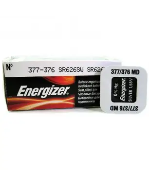 Pilas de boton Energizer bateria original Oxido de Plata SR626 blister 10X Uds 
Pilas de boton Energizer bateria original Oxido de Plata SR626 blister 10X Uds
