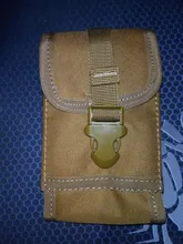 Molle-riñonera militar táctica para exteriores, 17x9x2cm, accesorios de caza, funda para teléfono móvil