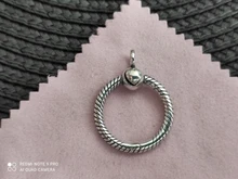 Colgante de Plata de Ley 925 con forma de cadena para mujer, accesorio Original de cadena de Cable, abalorio de plata 925, fabricación de joyas, gran oferta