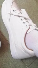 Zapatillas deportivas de plataforma vulcanizada para mujer, zapatos planos informales a la moda, cómodos, color blanco, para primavera y verano, 2021
