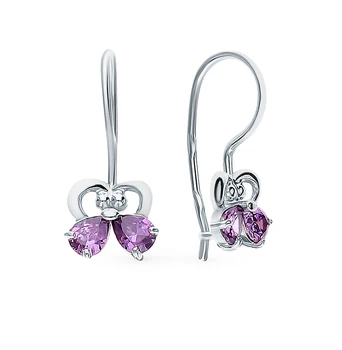 Silver earrings with cubic zirconia sunlight sample 925 test
Silver earrings with cubic zirconia sunlight sample 925 test