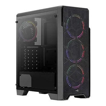 Micro ATX / Mini ITX / ATX Midtower Case Aerocool Ore Saturn RGB USB 3.2 Black 
Micro ATX / Mini ITX / ATX Midtower Case Aerocool Ore Saturn RGB USB 3.2 Black