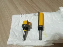 Plantilla de vástago de 8mm para carpintería, broca de enrutador, broca, fresa escariadora recta, recortadora de limpieza, cortador de espiga embellecedor empotrado, 1 ud.